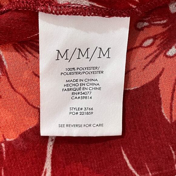 CAbi Hothouse Blouse (Style #3766) - Scarlet Flower - Medium - Picture 12 of 15